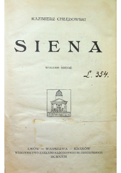 Siena, 1923 r.