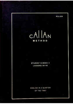 Callan method student book 3 lessons 59 92