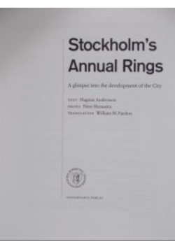 Andersson Magnus - Stockholm's Annual Rings