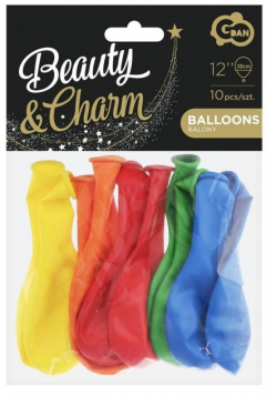 Balony Beauty&Charm pastelowe MIX 30cm 10szt