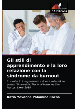 Gli stili di apprendimento e la loro relazione con la sindrome da burnout