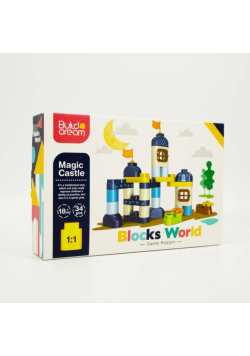 Domek z klocków 34el