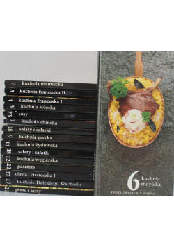 Encyklopedia kulinarna / Encyklopedia sztuki kulinarnej 15 tomów