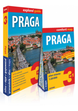 Praga 3w1 przewodnik + atlas + mapa