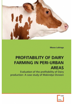 Profitability Of Dairy Farming In Peri-Urban Areas
