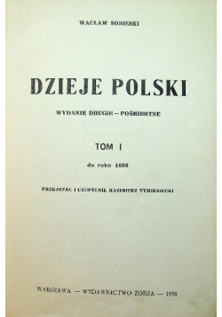 Dzieje Polski Tom I i II 1938 r.