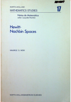 Hewitt nachbin Spaces