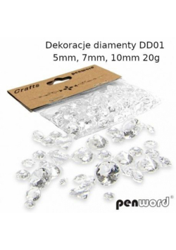 Dekoracyjne diamenty 5-10mm 20g