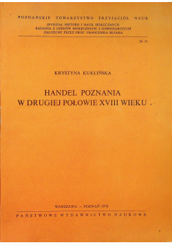 Handel Poznania w Drugiej Połowie XVIII Wieku Nr 53