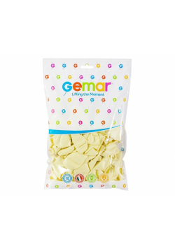 Balony makaroniki Kość Słoniowa 100szt