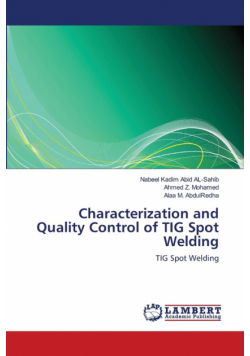 Characterization and Quality Control of TIG Spot Welding