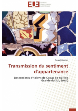 Transmission du sentiment d'appartenance