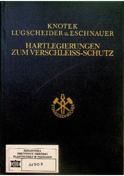 Hartlegierungen zum verschleiss schutz