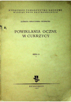 Powikłania oczne w cukrzycy