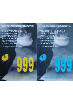 Antologia opowieści niesamowitych 999 Tom I i II