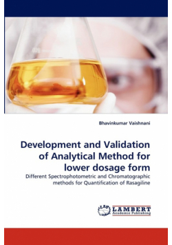 Development and Validation of Analytical Method for Lower Dosage Form