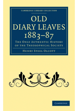Old Diary Leaves 1883-7