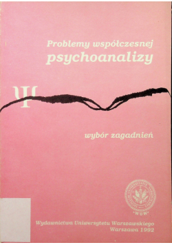 Problemy współczesnej psychoanalizy