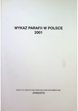 Wykaz Parafii w Polsce 2001