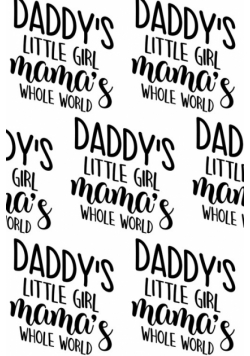 Daddy's Little Girl, Mama's Whole World Composition Notebook - Small Ruled Notebook - 6x9 Lined Notebook (Softcover Journal / Notebook / Diary)