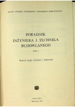 Poradnik inżyniera i technika budowlanego Tom 3