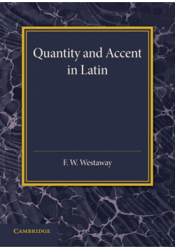Quantity and Accent in Latin