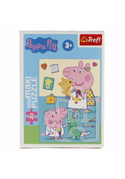 Puzzle 20 miniMaxi Beztroski dzień Peppy 4 TREFL