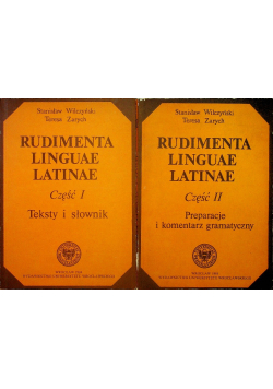 Rudimenta Linguae Latinae część 1 i 2
