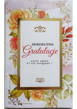Karnet Gratulacje 2K - 036