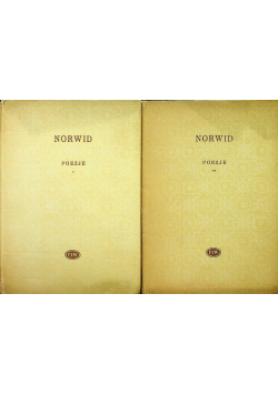 Norwid Poezje tom 1 i 2