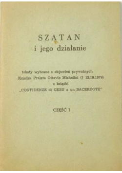 Szatan i jego działanie Część I