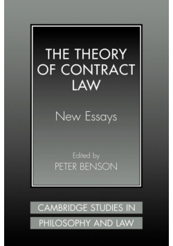 The Theory of Contract Law