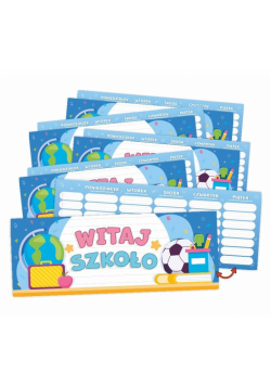 Zakładki do książek - Witaj szkoło 01 5szt