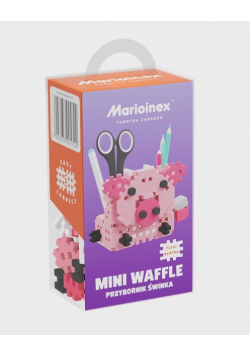 klocki Mini Waffle Przybornik: Świnka