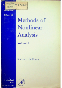 Methods of Nonlinear Analysis Vol I
