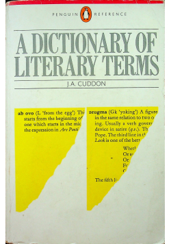 A Dictionary of Literary  Terms