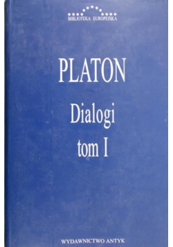 Platon Dialogi. Tom I