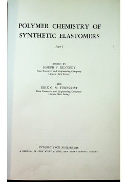 Polymer chemistry of synthetic elastomers