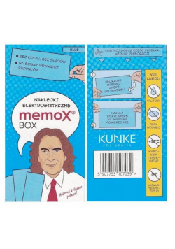 Karteczki elektrostatyczne 50szt. niebieskie