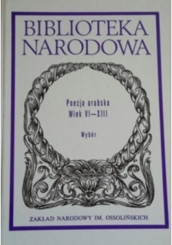 Poezja arabska wiek VI XIII