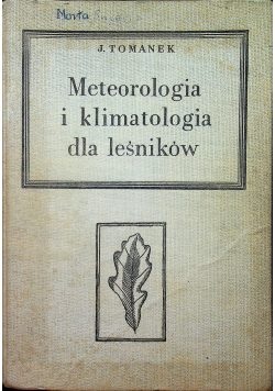 Meteorologia i klimatologia dla leśników