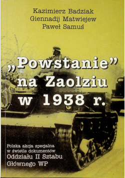 Powstanie na Zaolziu w 1938 r.