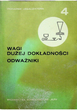 Wagi dużej doskonałości odważniki