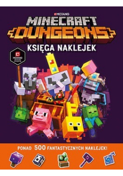 Minecraft Dungeons Księga naklejek