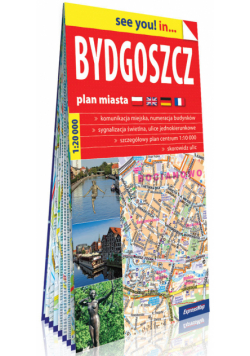 Bydgoszcz papierowy plan miasta 1:20 000