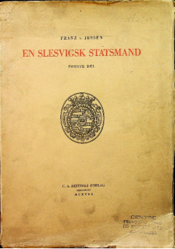 En slesvigsk statsmand 1930 r.