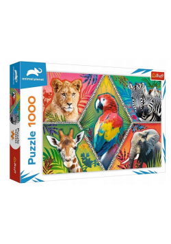 Puzzle 1000 Egzotyczne zwierzęta TREFL