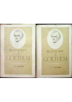 Rozmowy z Goethem Tom 1 i 2