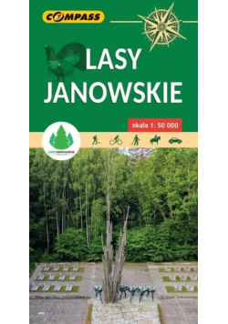 Mapa turystyczna - Lasy Janowskie 1:50 000