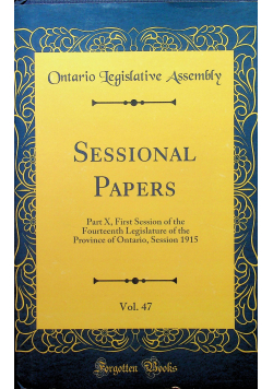 Sessional papers